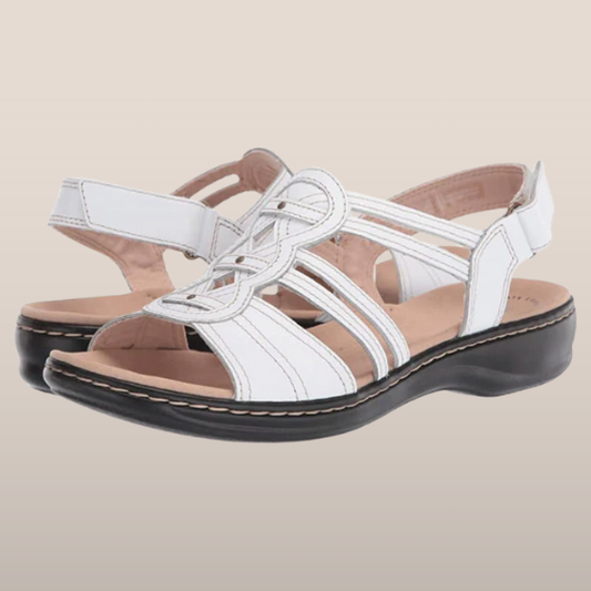 Dames Comfortsandalen – Lichte Wandelsandalen met Klittenband en Stevige Zool