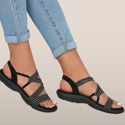 Dames Trekking Sandalen met Elastische Bandjes – Lichtgewicht Outdoor Comfort