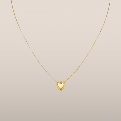 Dames Ketting – Fijne Ketting met Gelaagd Hartvormig Hanger