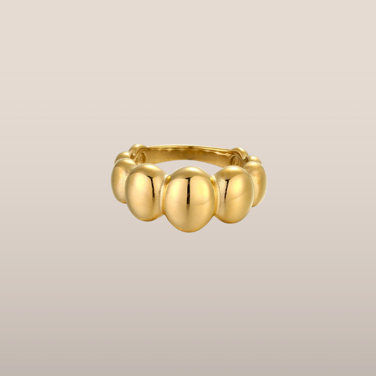 Dames Ring – Volronde Segmentstructuur