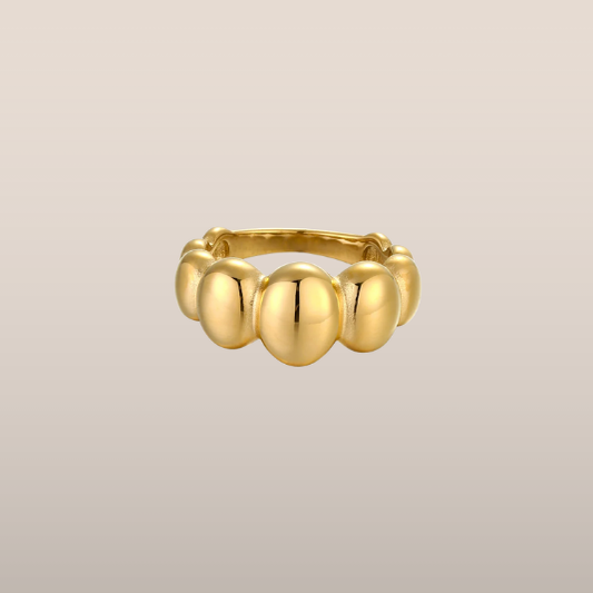 Dames Ring – Volronde Segmentstructuur