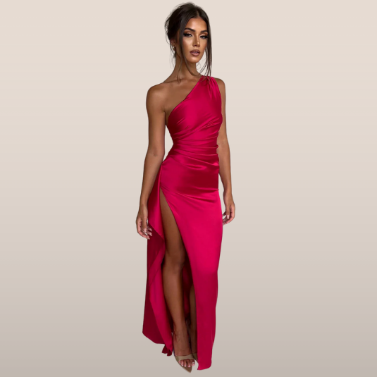Yara – Asymmetrische Maxi-jurk