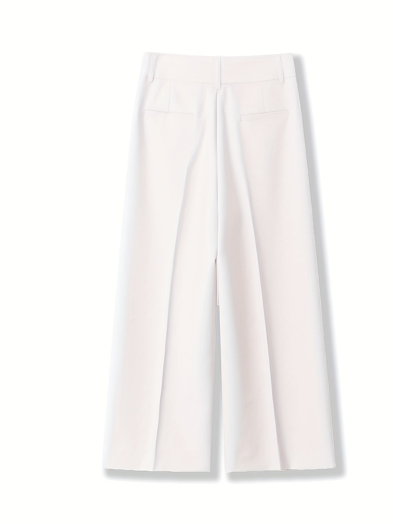 Dames broek – Culotte met hoge taille en knoopdetails