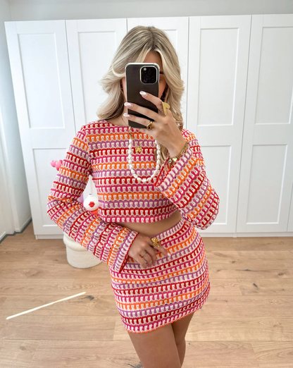 Elodie – Gebreide Tweedelige Set