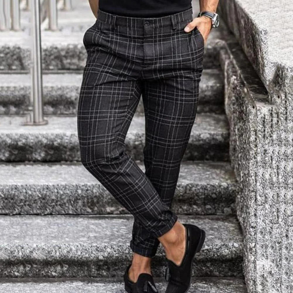 Floris – Geruite Pantalon voor Heren