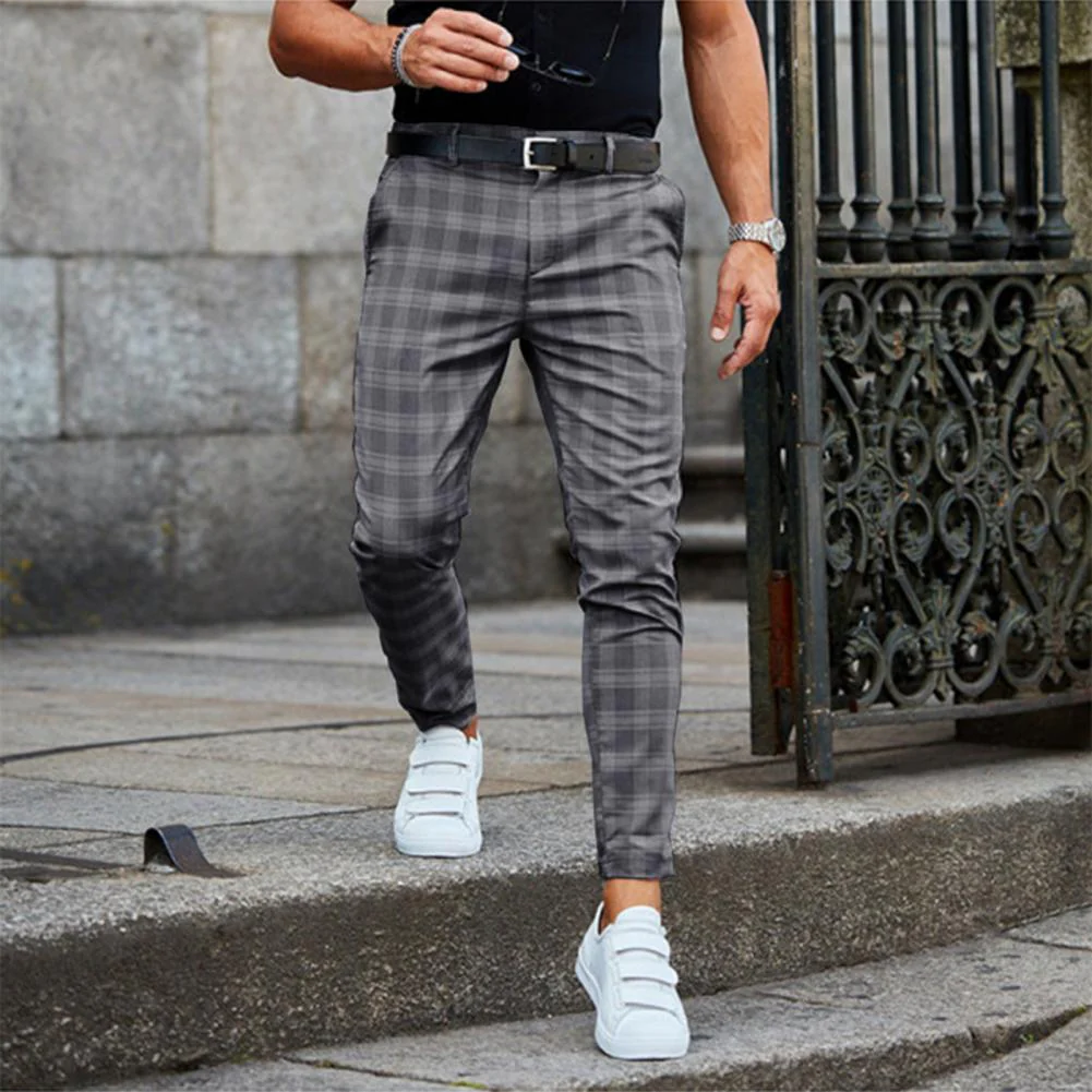 Floris – Geruite Pantalon voor Heren