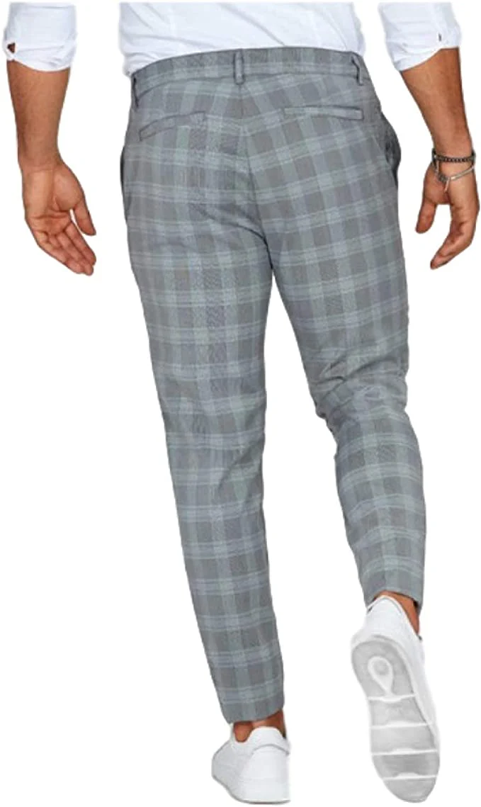 Floris – Geruite Pantalon voor Heren