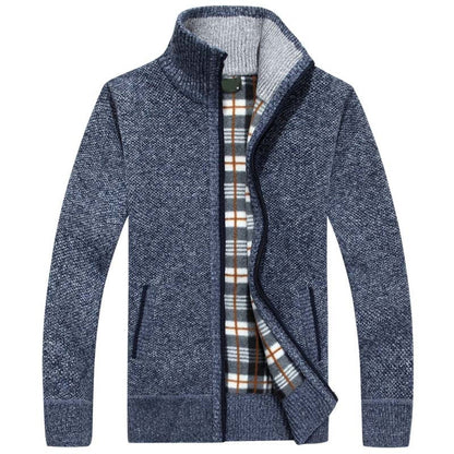Hugo – Gebreide Vest met Rits voor Heren