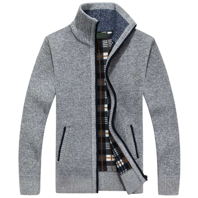 Hugo – Gebreide Vest met Rits voor Heren