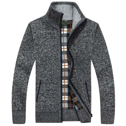 Hugo – Gebreide Vest met Rits voor Heren