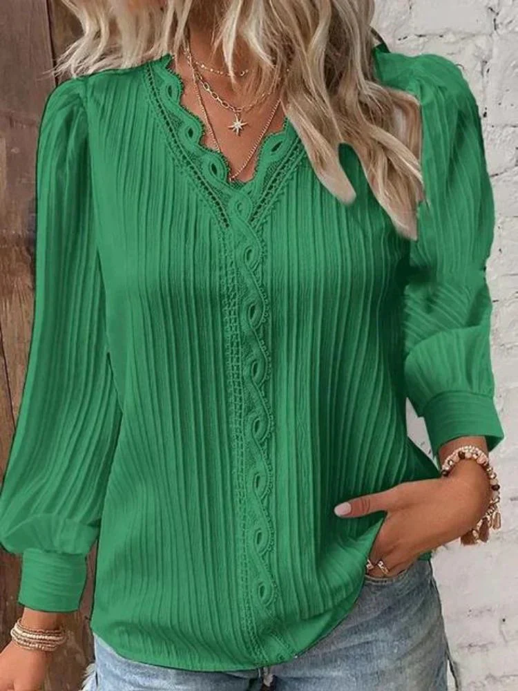 Lena – Elegante Witte Blouse