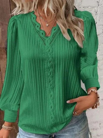 Lena – Elegante Witte Blouse