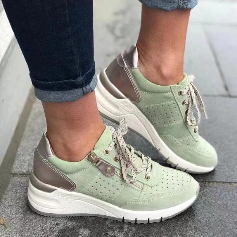 Linde – Sportieve Sneakers met Verhoogde Zool