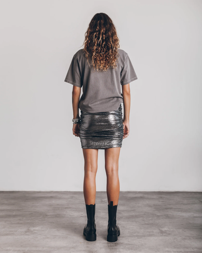 Lotte – Glanzende Minirok voor Dames