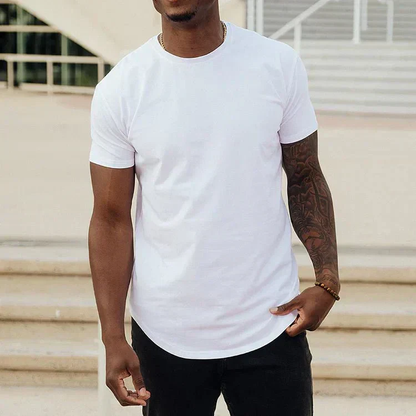 Milan – Basic T-Shirt met Ronde Hals