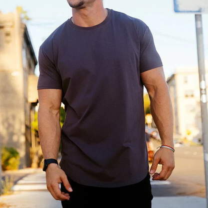 Milan – Basic T-Shirt met Ronde Hals