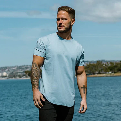 Milan – Basic T-Shirt met Ronde Hals