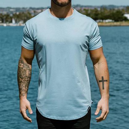 Milan – Basic T-Shirt met Ronde Hals