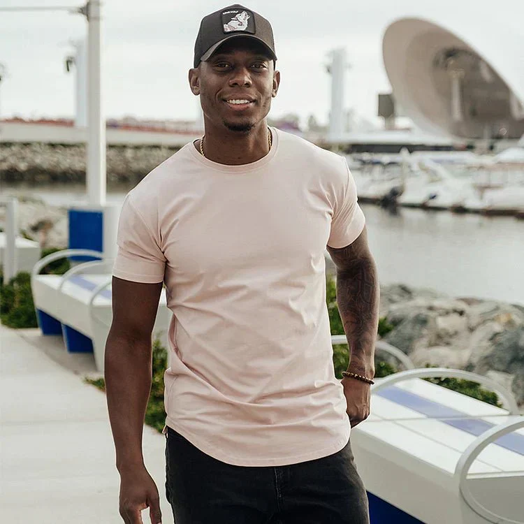Milan – Basic T-Shirt met Ronde Hals