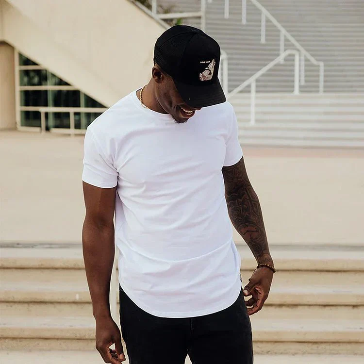 Milan – Basic T-Shirt met Ronde Hals