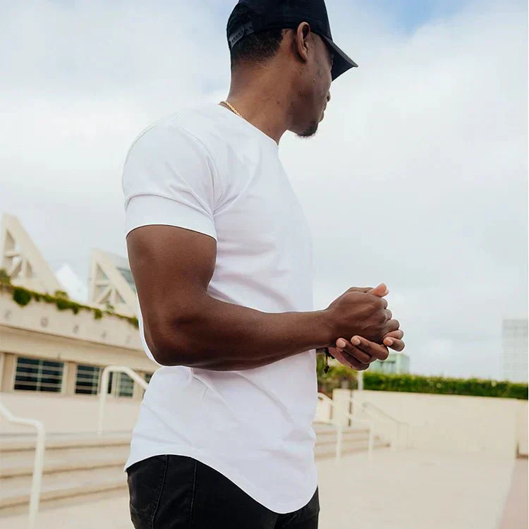 Milan – Basic T-Shirt met Ronde Hals