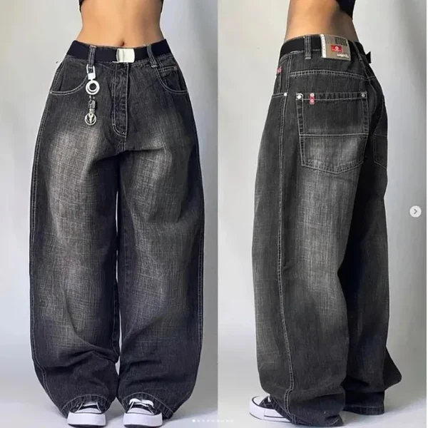 Nayla – Denim Cargo Jeans met Zakken