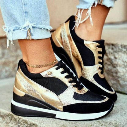 Noëlle – Sneakers met Sleehak