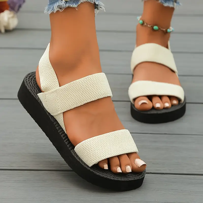 Noor – Platform Sandalen met Sleehak