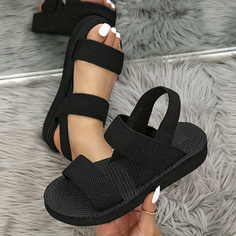 Noor – Platform Sandalen met Sleehak