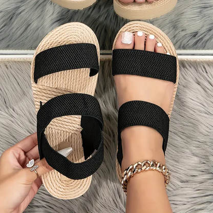 Noor – Platform Sandalen met Sleehak