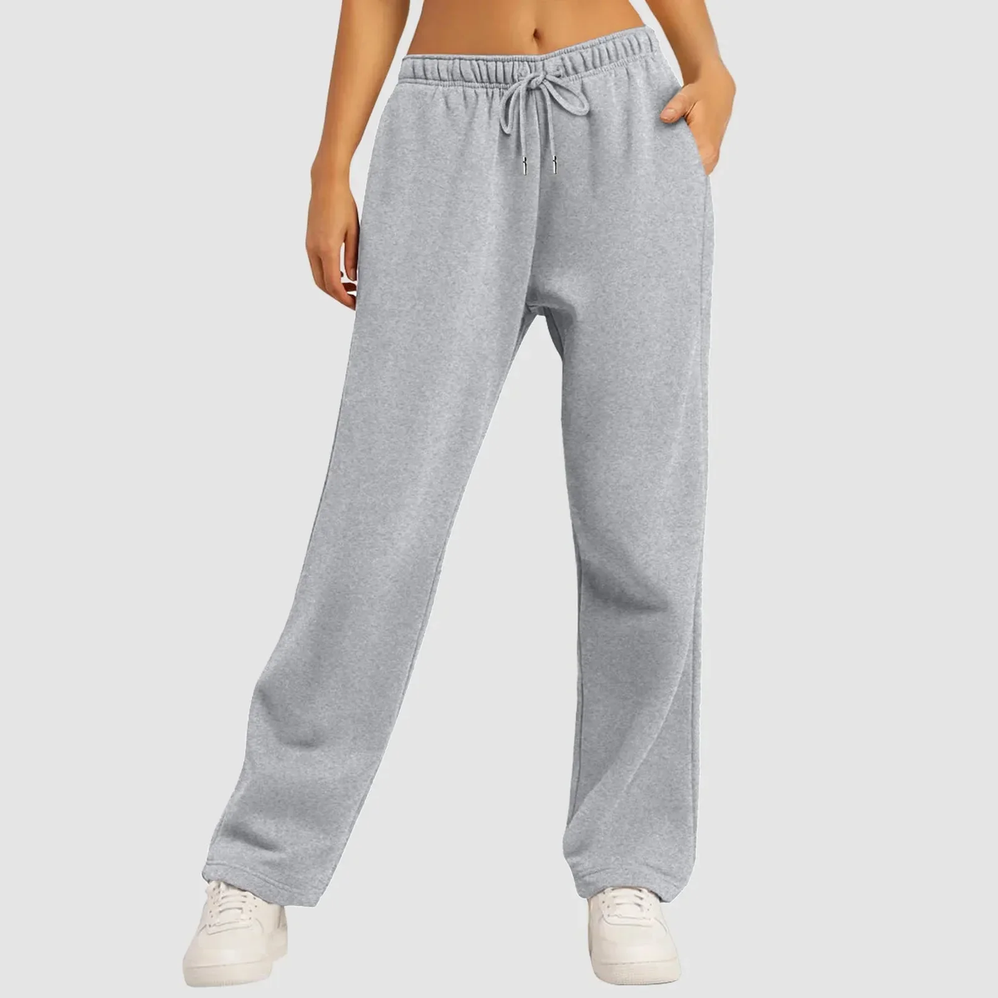 Romy – Losvallende Joggingbroek met Hoge Taille