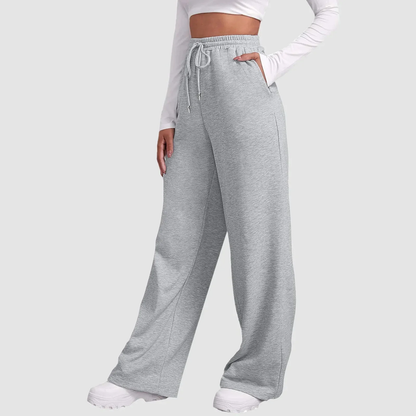 Romy – Losvallende Joggingbroek met Hoge Taille