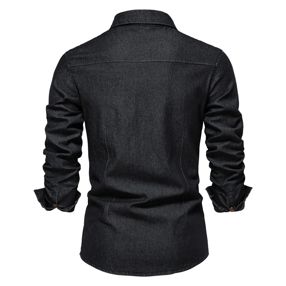 Tygo – Denim Overhemd met Lange Mouwen