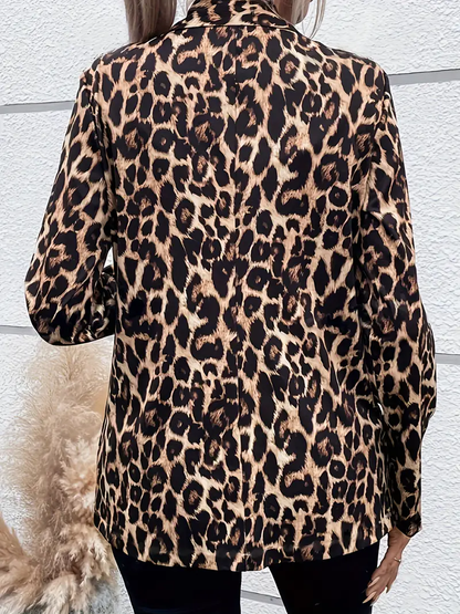 Yara – Blazer met Luipaardmotief