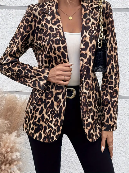 Yara – Blazer met Luipaardmotief