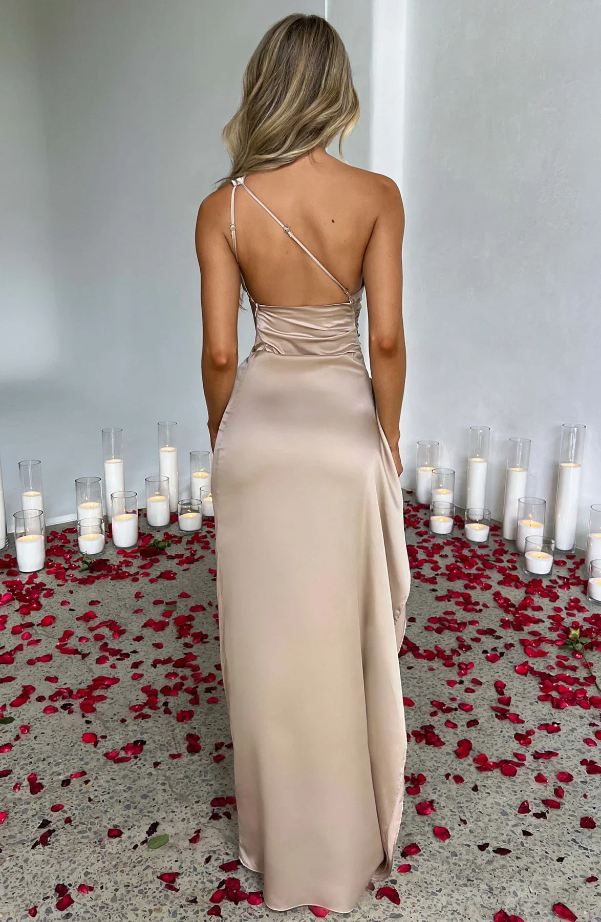Yara – Asymmetrische Maxi-jurk